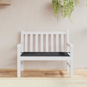 Cuscino per Panca Nero 100x50x4 cm in Tessuto Oxford 47617
