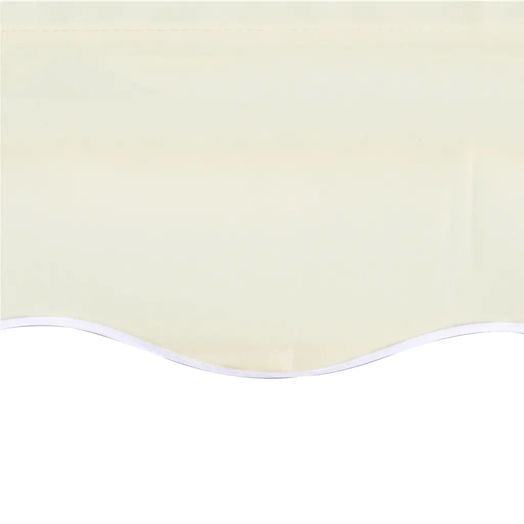 Tessuto di Ricambio per Tenda da Sole Crema 450x350 cm Poliestere 311930