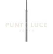 LOOK SOSPENSIONE IN METALLO E VETRO 1 LUCE ATTACCO GU10 LAMPADINA INCLUSA D.4CM CROMO