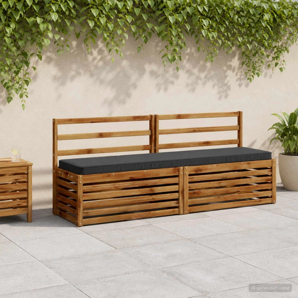 Cuscini per Panchina a 2 Pezzi VUGHT 2 pz 100% Poliestere 951483