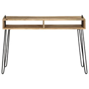 Tavolo Consolle in Legno Massello di Mango 115x35x76 cm 246022