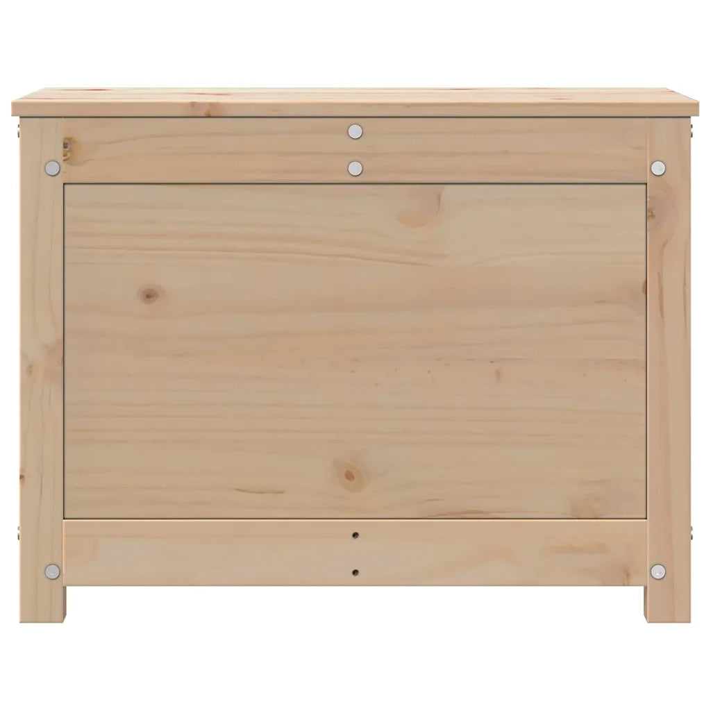 Contenitore Portaoggetti 60x32x45,5 cm Legno Massello Pino cod mxl 78189