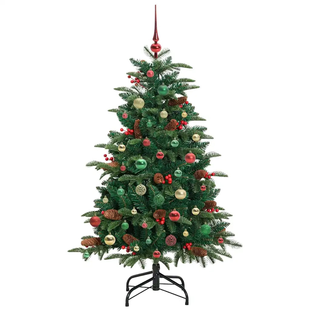 Albero di Natale Artificiale-Albero Natalizio con 150 LED Verde 150 cm 104087