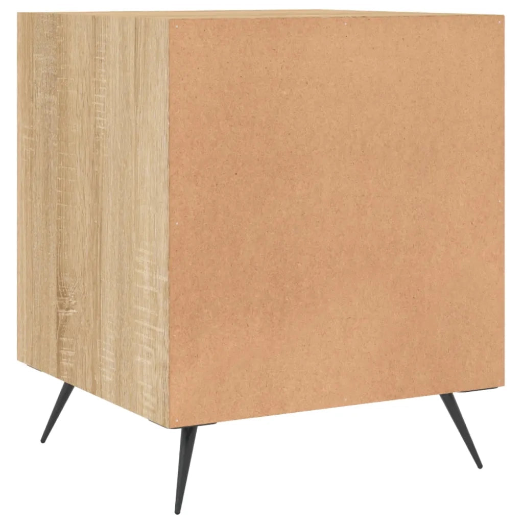 Comodino Rovere Sonoma 40x40x50 cm in Legno Multistrato 827506