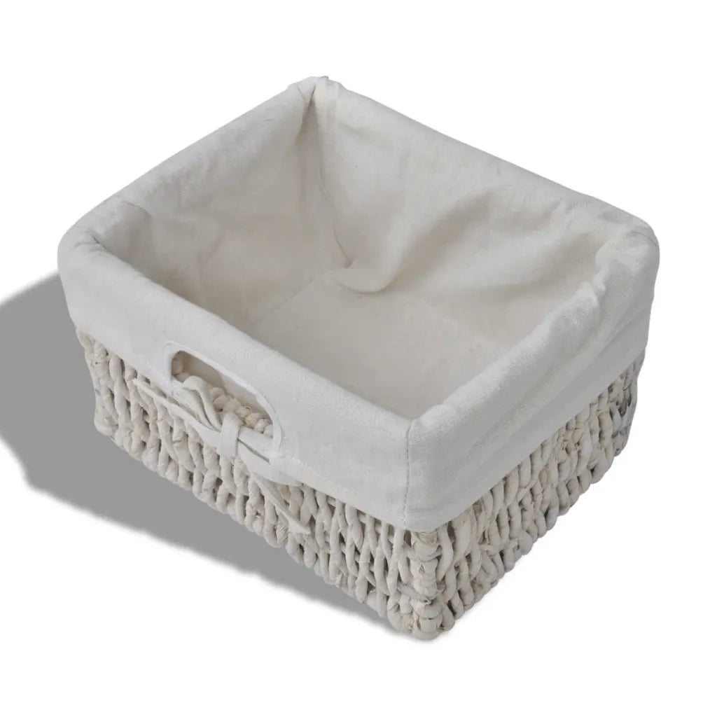 Mensola da Parete Bianca 60x23,5x33 cm in Legno di Paulownia 240792