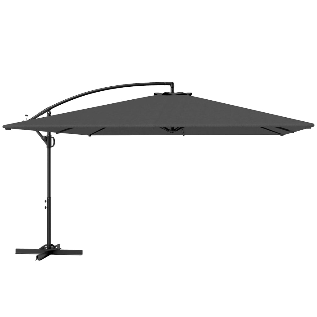 Ombrellone da Giardino Girevole e Inclinabile ¨C Zephmum ¨C Grigio 280x380 cm