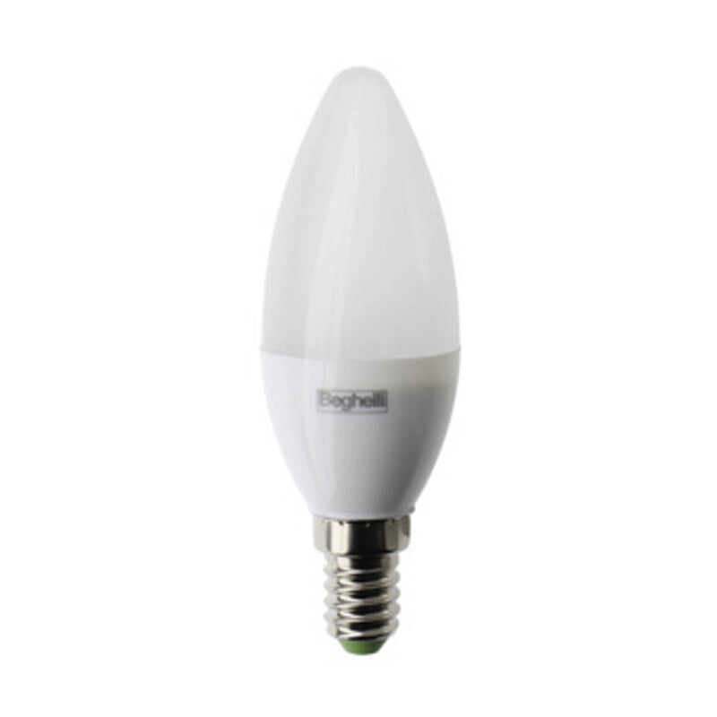 BEGHELLI LED OLIVA E14  7W 58070 FREDDA 6500K SUPER- 10,0 pz