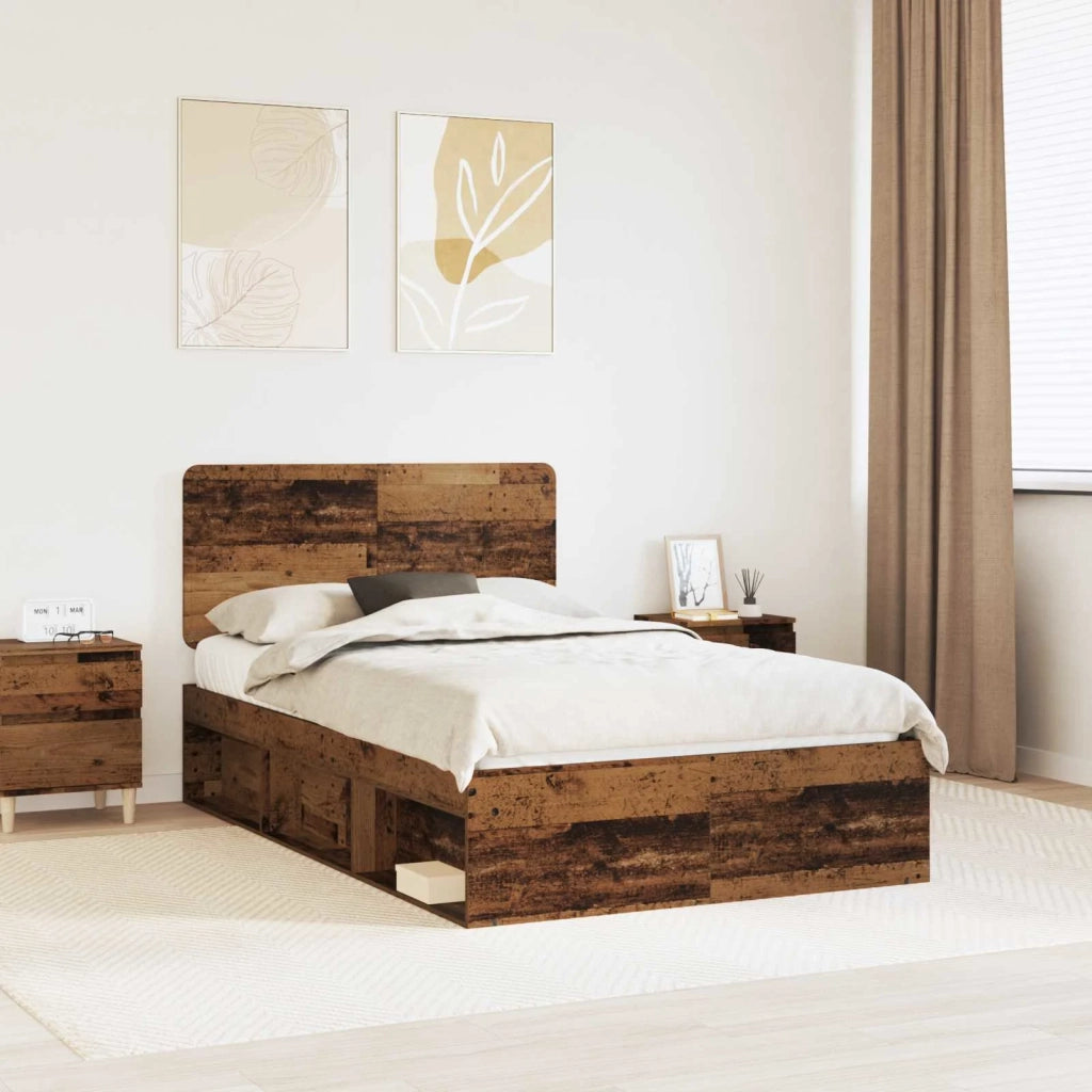 Struttura del letto Legno vecchio 120 x 200 cm Pino massello 3412513