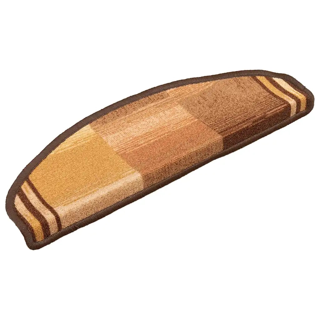 Tappetini per Scale Autoadesivi 10pz 65x21x4 cm Marroni 149837