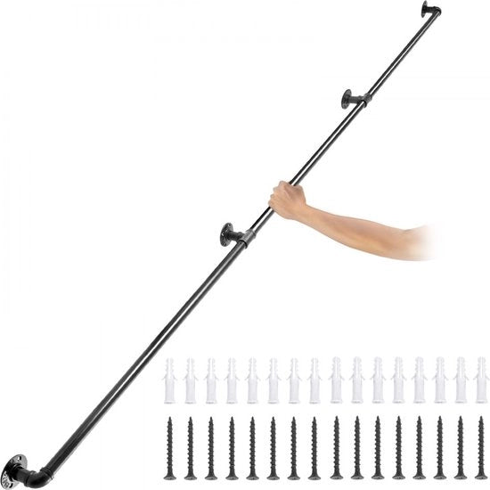 Balaustra trap perimetrale 3 m Lezioni scale Basso Indoor Esterno Universale Realizzato in acciaio inossidabile e materico