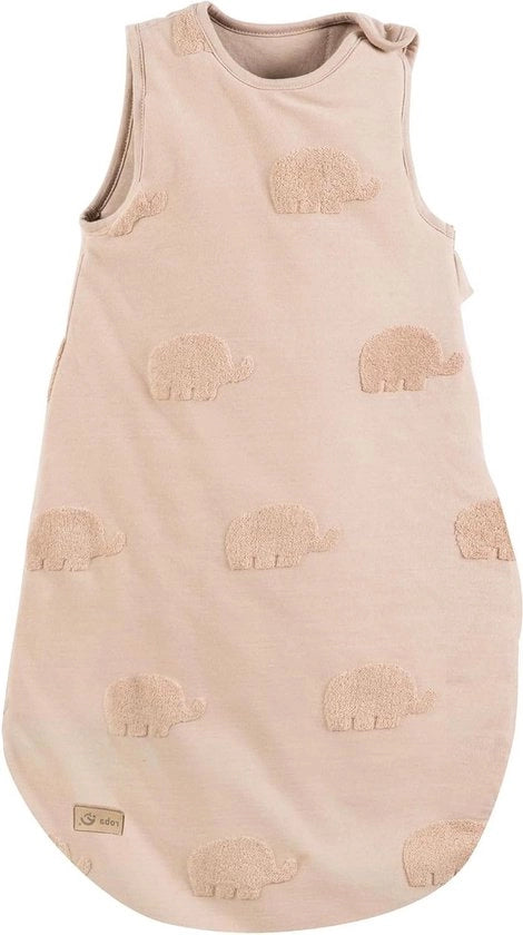 Zaino per neonati con elefante 70 cm certificato GOTS - marrone