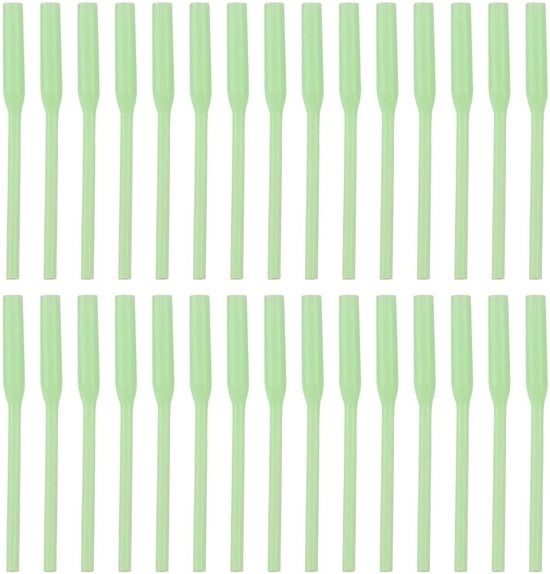 Lijnbeschermers luminosi in PVC - 30 pezzi - Duraturo - Disegno a tubo - Adatti per pesca notturna - Portatile - Viti per pesca