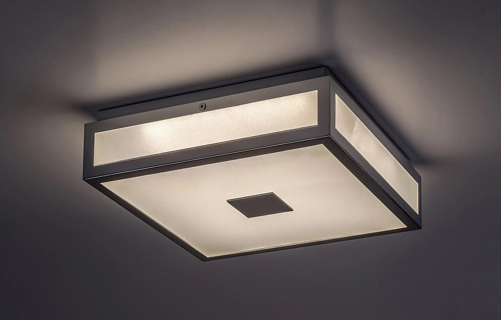 Plafoniera bagno quadrata cromo LED 24W IP44 Rabalux