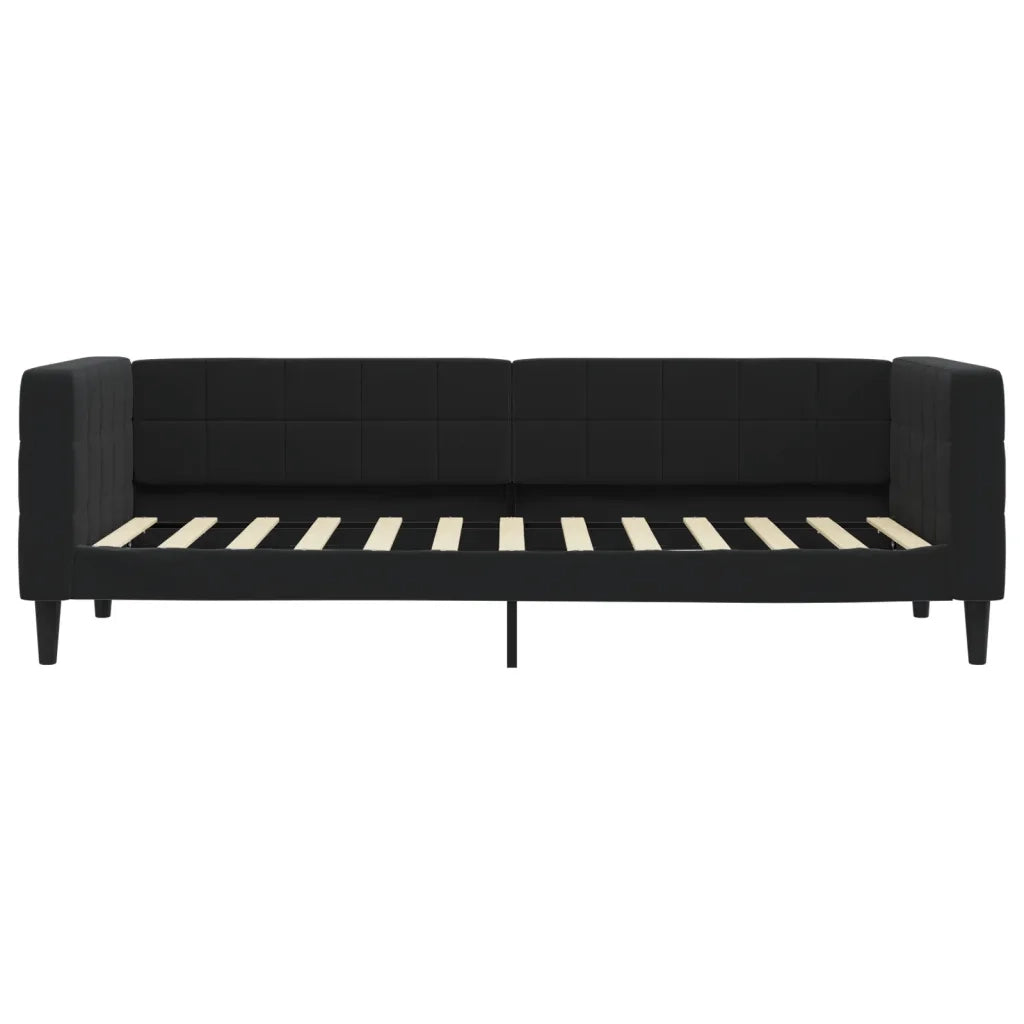 Letto da Giorno Nero 80x200 cm in Velluto 354005