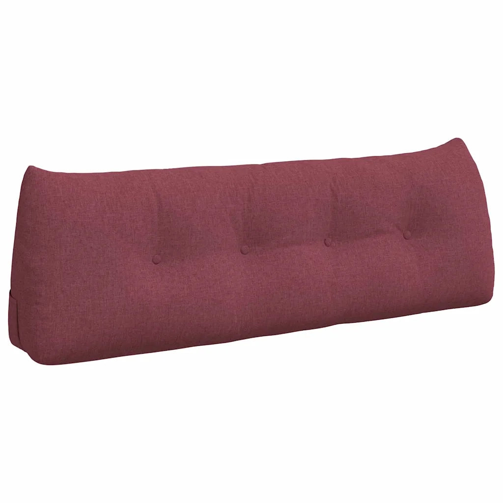 Cuscino per Schiena | Cuscino dorsale Rosso Vino 140 x 24 x 50 cm Tessuto
