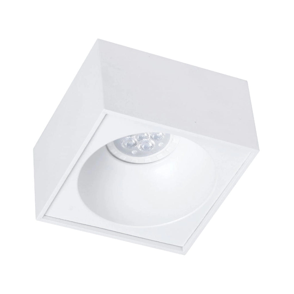 Faretto incasso soffitto quadrato bianco GU10 Bali ML0077 Milagro