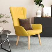 Poltrona Relax Giallo Senape in Tessuto 341401