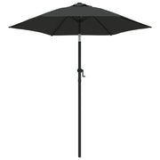 Ombrello | Parasolne Antracite 200x224 cm in Alluminio