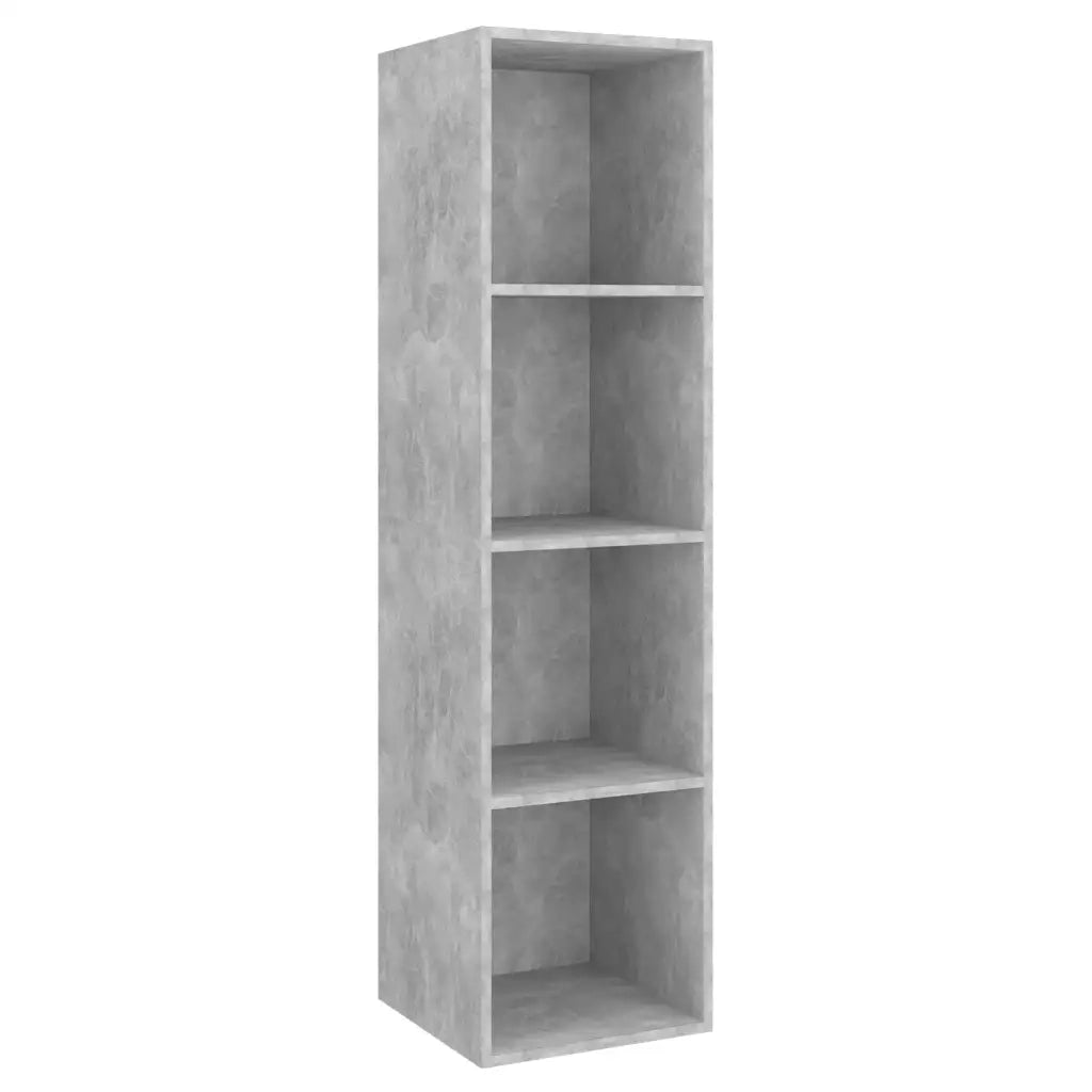 Set Porta TV 2 pz Grigio Calcestruzzo in Truciolato 3079794