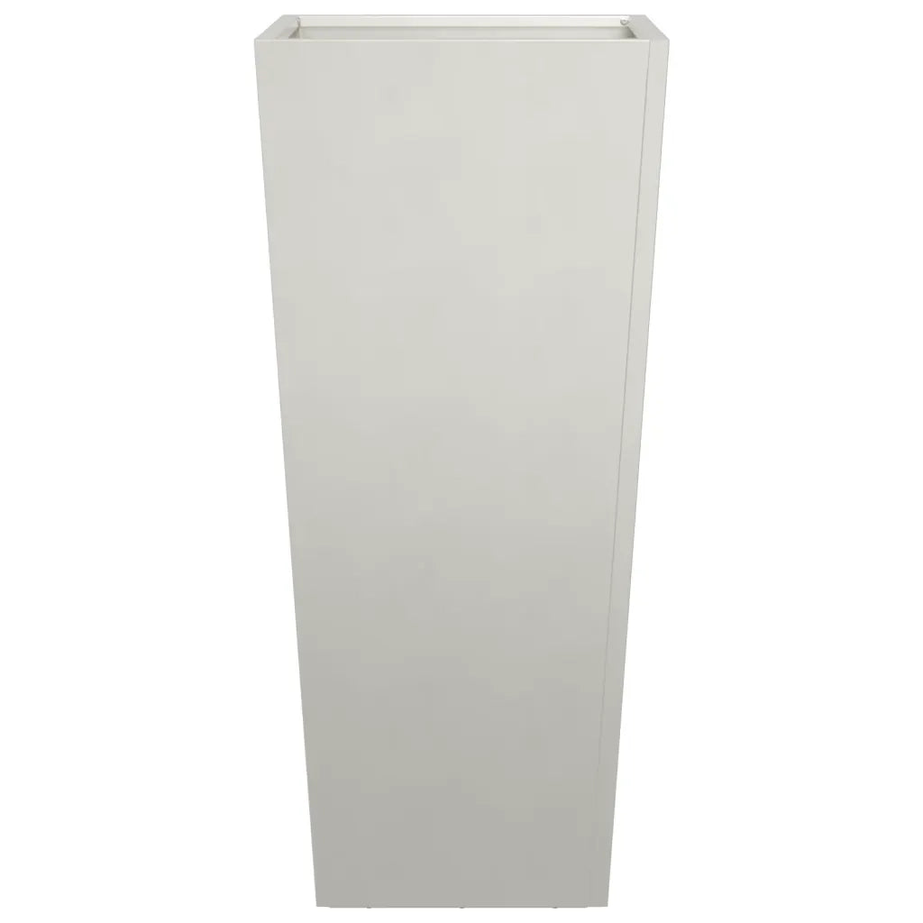 Fioriere da Giardino 2 pz 35x35x75 cm in Acciaio Inox 851089