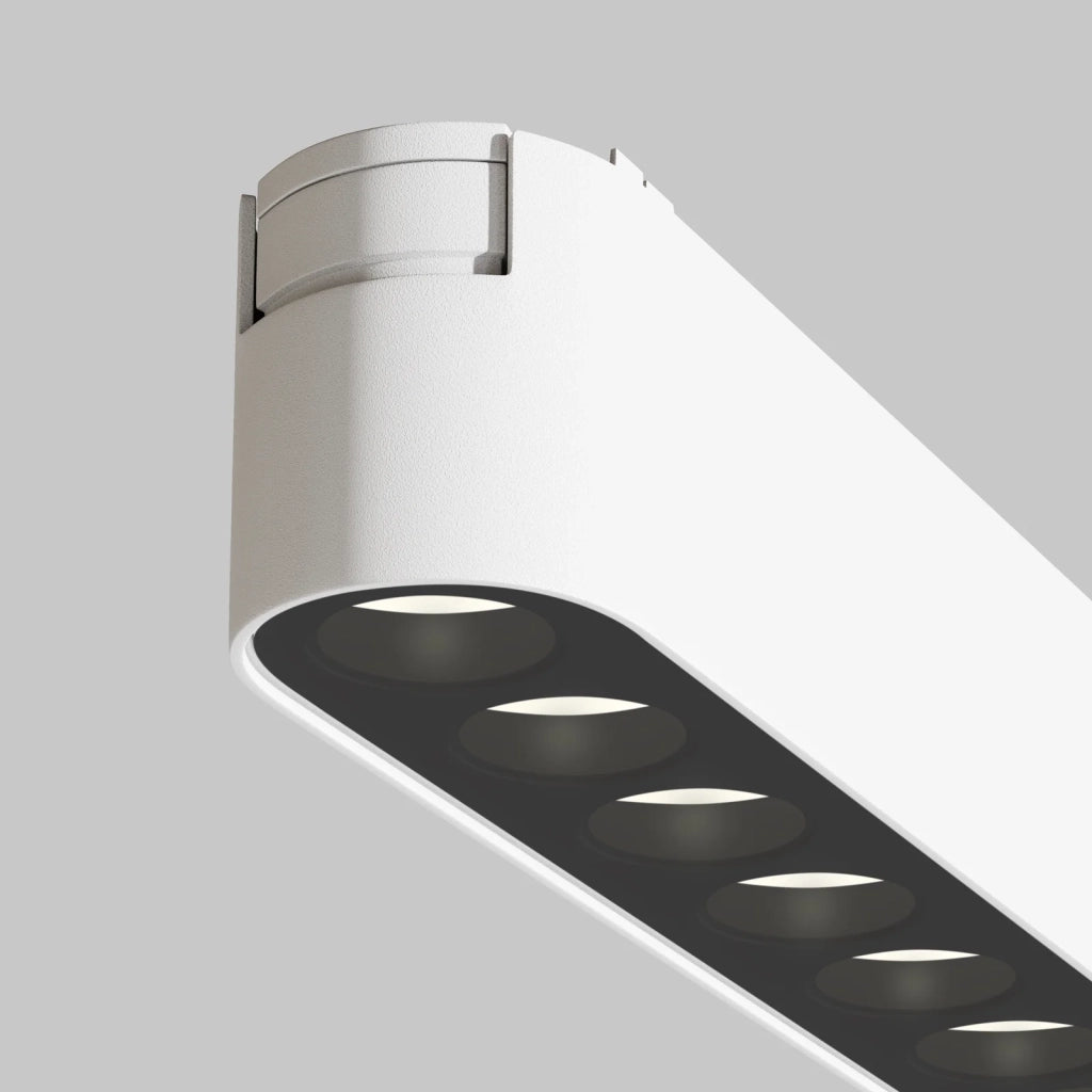 Maytoni Lampada da binario moderna Radity Points 1 luce LED integrato bianco metallo