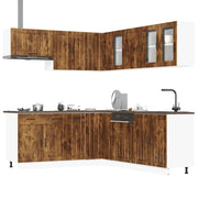 Set Mobili da Cucina 11 pz Lucca Rovere Fumo in Truciolato 3314926