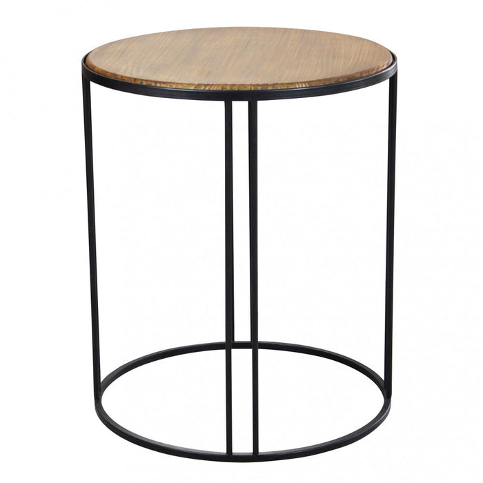 Tavolino Arkell 56x56x66,5 h cm in Legno Nero