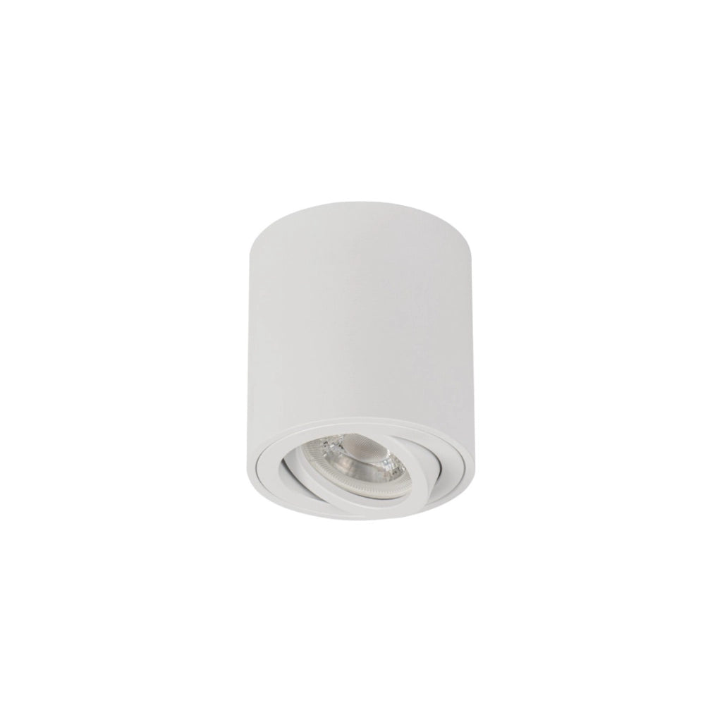 Spot soffitto bianco tondo Ø8cm orientabile GU10 Kanlux