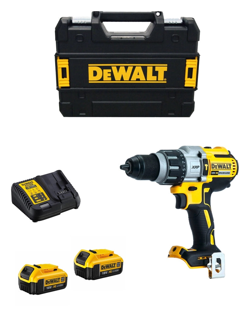 Trapano a Percussione DeWALT DCD996M2 (2 x 4,0 Ah + DCB115 + TSTAK II)
