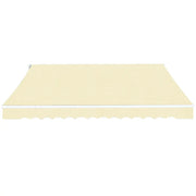 Tenda da Sole | Tenda parasole Pieghevole Manuale 400 cm Crema