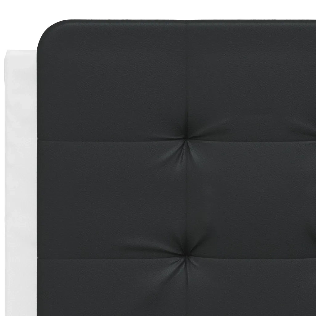 Cuscino Testiera Zadar Nero e Bianco 140 cm in Similpelle CFW8910464