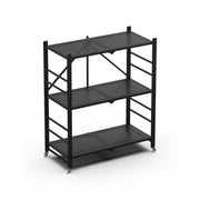 Cossato, Scaffali Ruote, 71x38x87h cm Nero