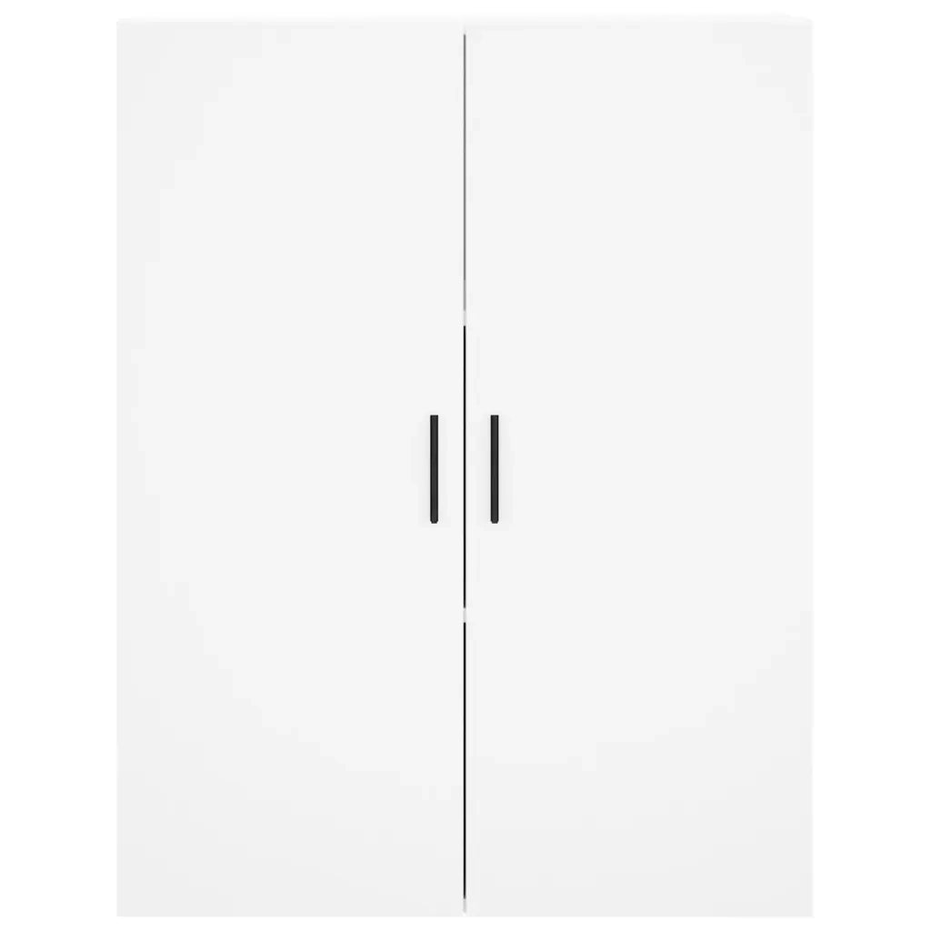 Credenza-Buffet-Armadio da cucina Bianca 69,5x34x180 cm in Legno Multistrato 271507