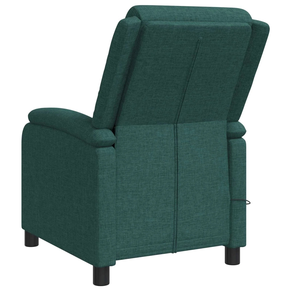Divano Sedia-Poltrona Massaggiante Verde Scuro Tessuto 630949