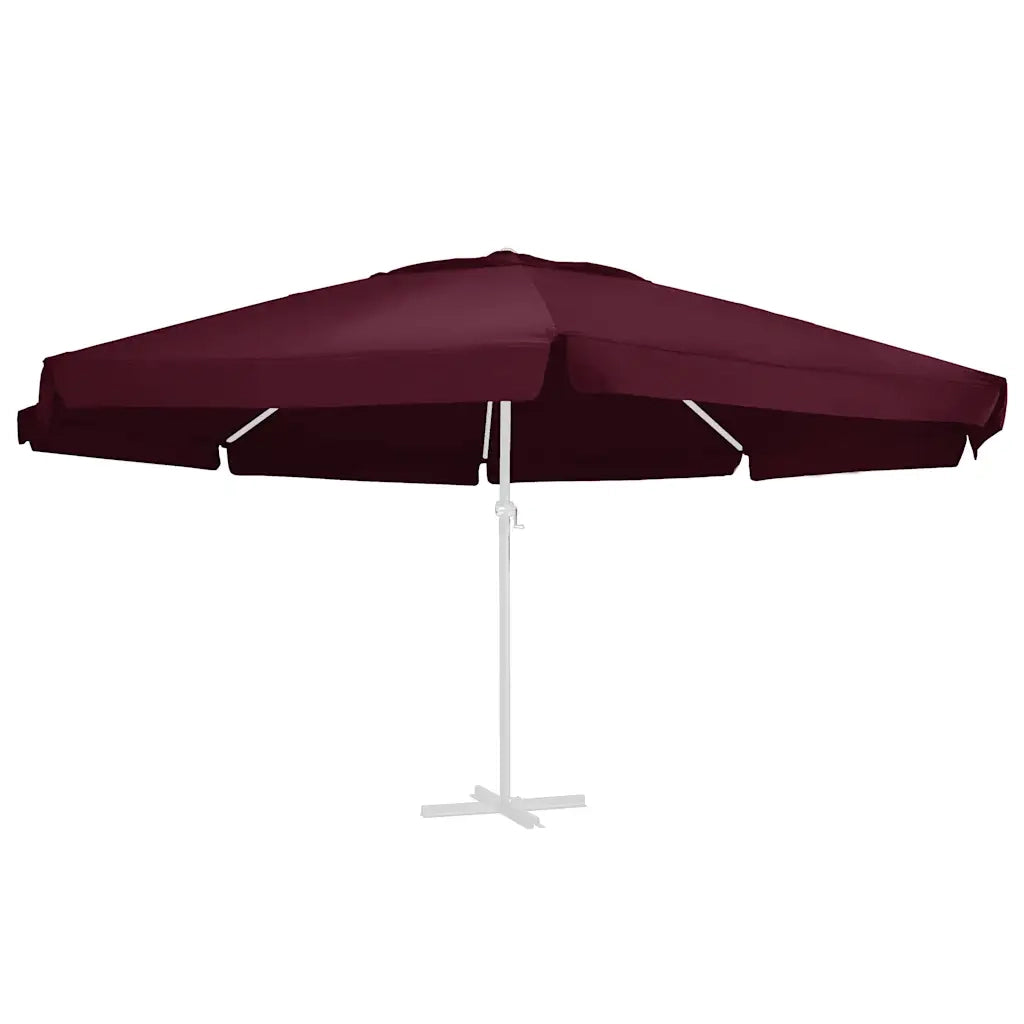 Telo di Ricambio per Ombrellone-Telo sostitutivo per Ombrellone Rosso Bord¨° 610 cm