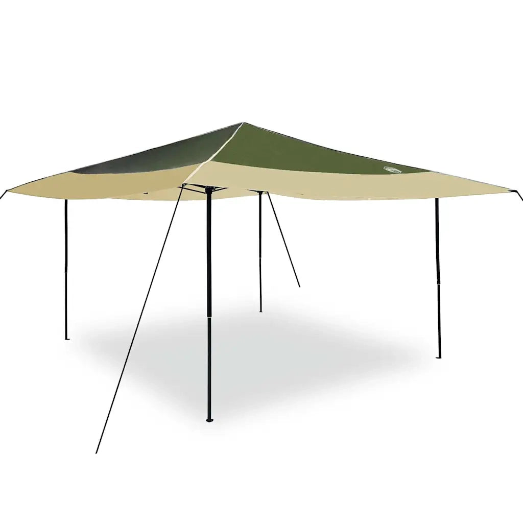 vidaXL Tenda Aggiuntiva Pop-Up Verde 400 x 400 cm Tessuto
