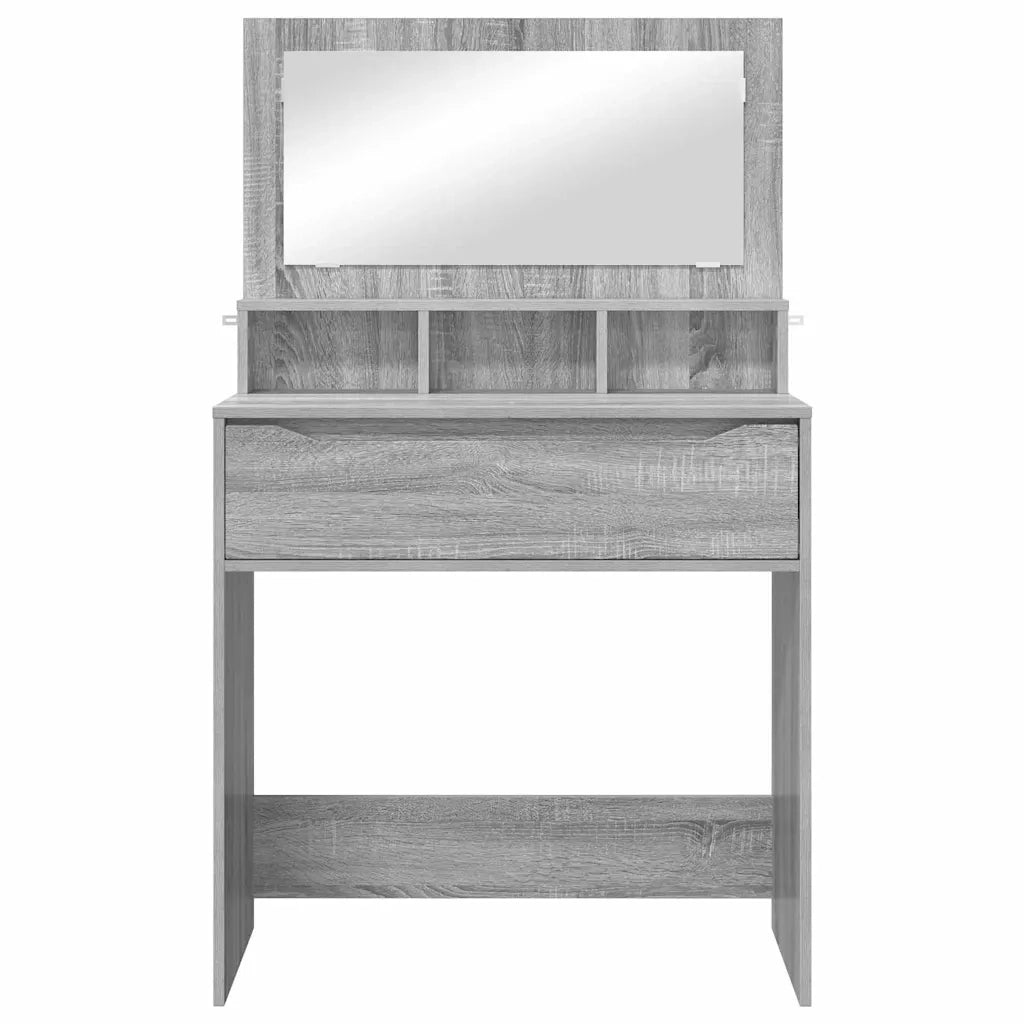 Tavoli da Trucco per Camera da Letto con cassetto Grigio Sonoma