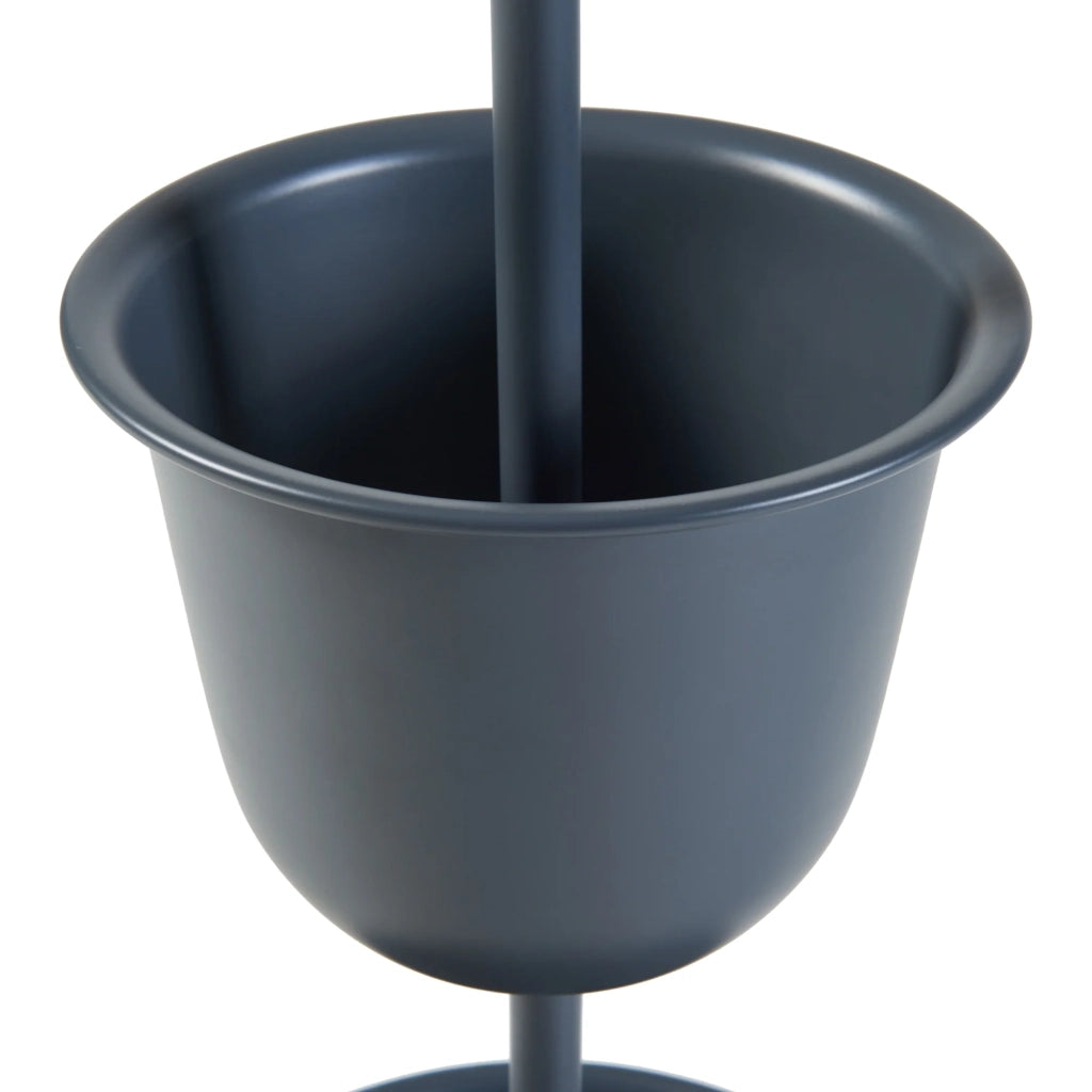 Supporto per piante da esterno 110 x 28 cm 3 vasi neri 03_0010318
