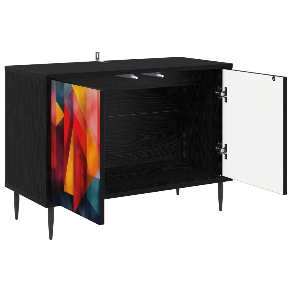 Mobile TV HEESCH 69 x 33 x 50,5 cm Rovere Nero 8007018