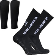 Set di Calzettoni Antiscivolo per Sport Esterni con Cuffie e Calze con Grip