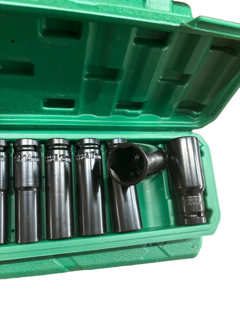 BUSSOLE ESAGONALI LUNGHE PISTOLA AVVITATORE 10pz ATTACCO 1/2 8-24mm CAMION AUTO