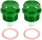 Set di 2 Aftapplug Magnetico in Lega di Alluminio - Installazione Facile - Prevenzione Rifiuti Metallici - Sostituzione Diretta - Fuga di Liquido