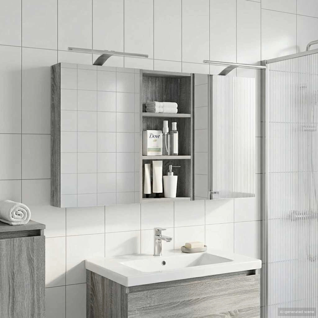 Set di Armadi da Bagno 3 pz 110 x 10,5 x 60,5 cm 3403725