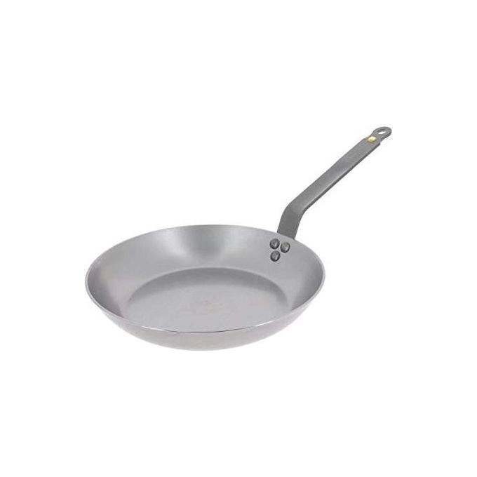 De Buyer 5610.24 Mineral B Padella Multiuso Acciaio Blu Diametro 24 cm Altezza 39 mm Peso 1.39 Kg colore Acciaio inox