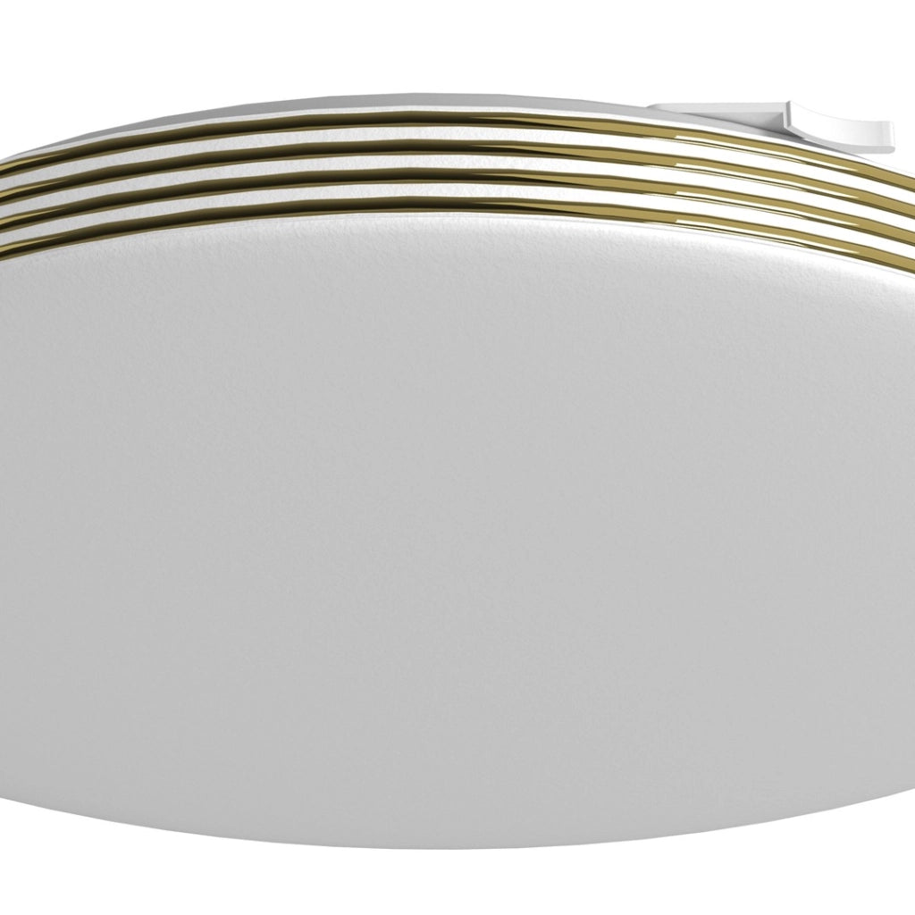 Plafoniera LED rotonda 26 cm 10W bianco oro Milagro