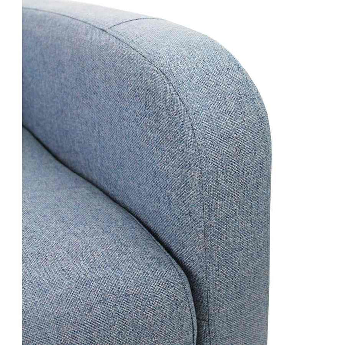 Poltrona Relax Reclinabile Manuale in Tessuto Marta Jeans