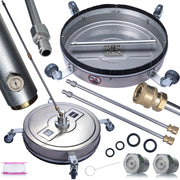 Spazzola Professionale T-Racer 16,5" – Acciaio Inox, 275 Bar | Attacco Rapido 1/4"