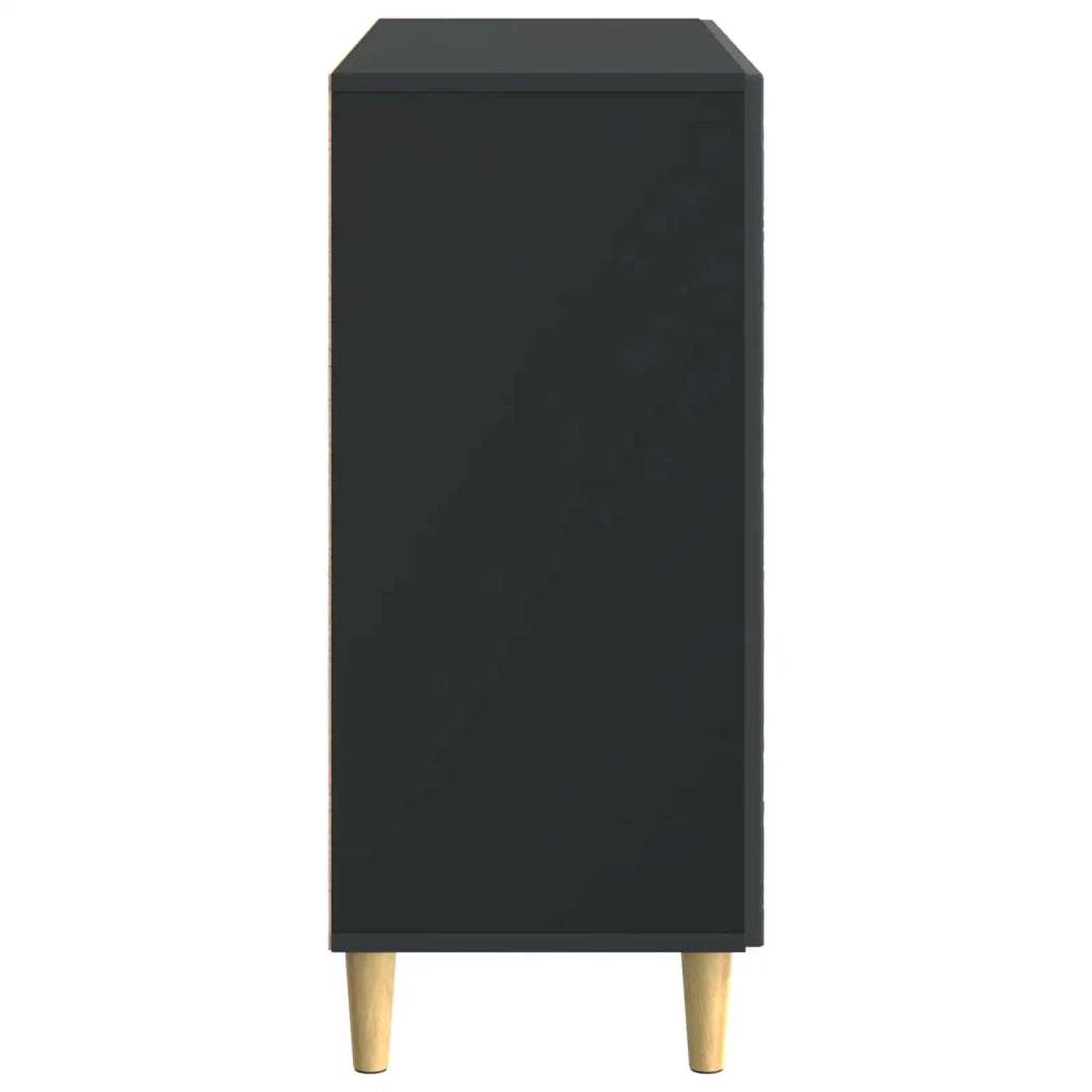 Credenza Nero 89 x 34,5 x 80 cm Legno ingegnerizzato 895106