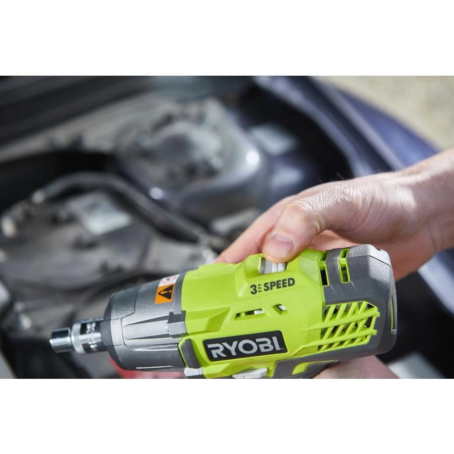 RYOBI R18IW3-0 Avvitatore ad impulsi 18V 1-2'' 3 velocita' 400 Nm 3200 colpi-min colore Nero