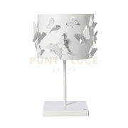 Lampada da tavolo moderna Farfallosa Bianco marmo